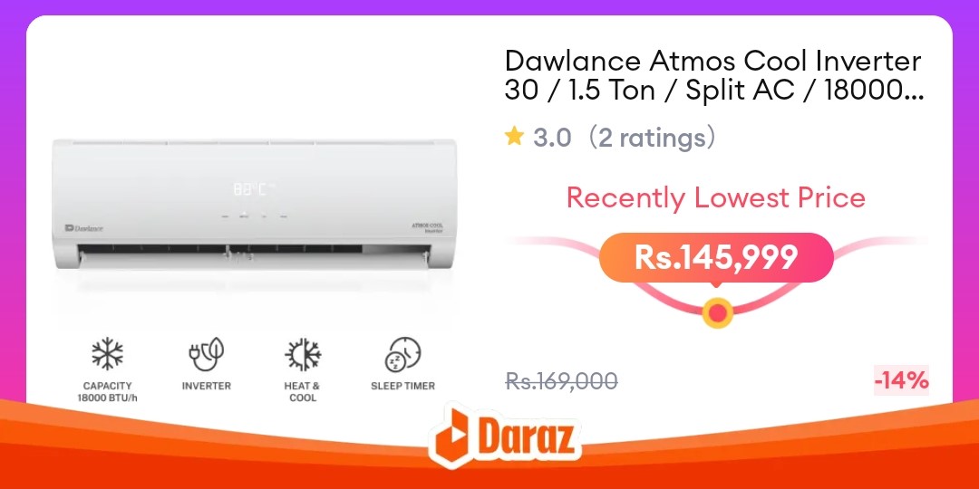 Dawlance Atmos Cool Inverter 30