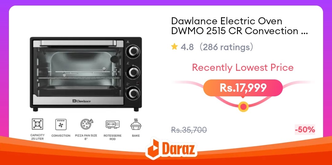 Dawlance Electric Oven DWMO 2515