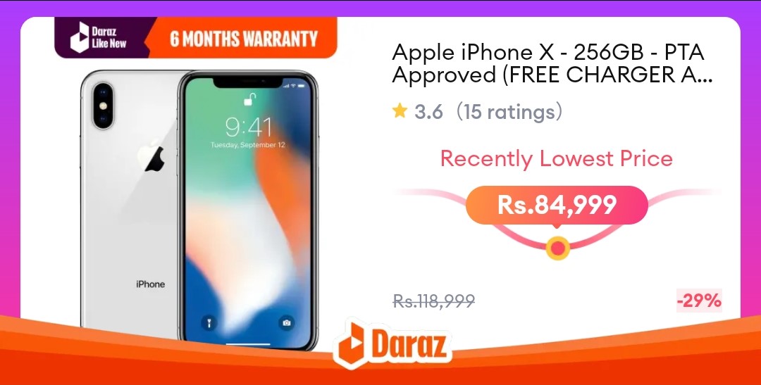 Iphone X on Great Deal