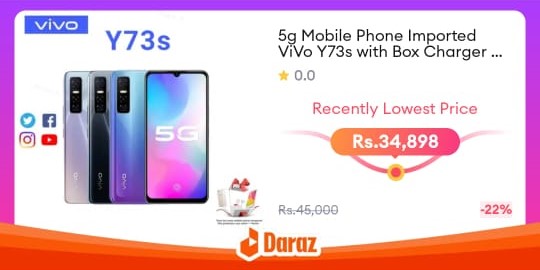 Vivo y73s on Sale